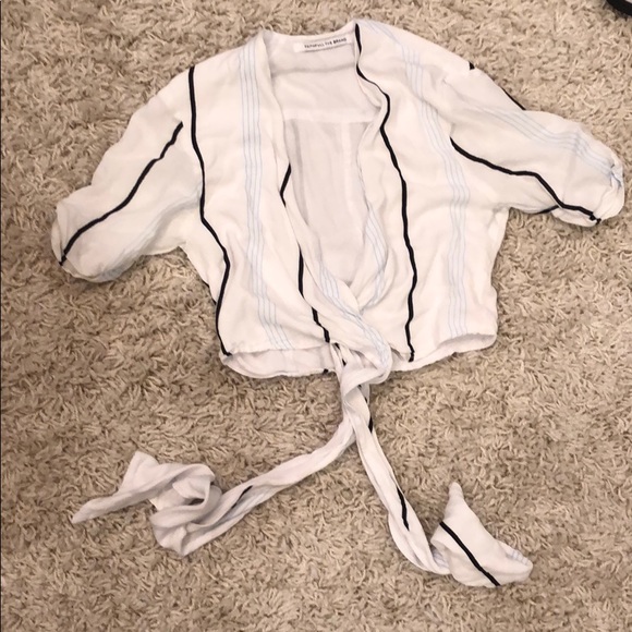 Faithfull the Brand Tops - Faithfull the brand crop tie top